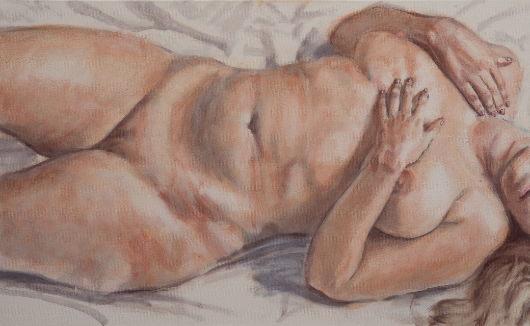 painting of female nude, called an exercise in objecification