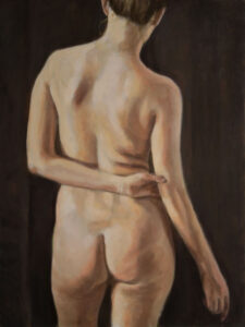 figure study female nude from behind