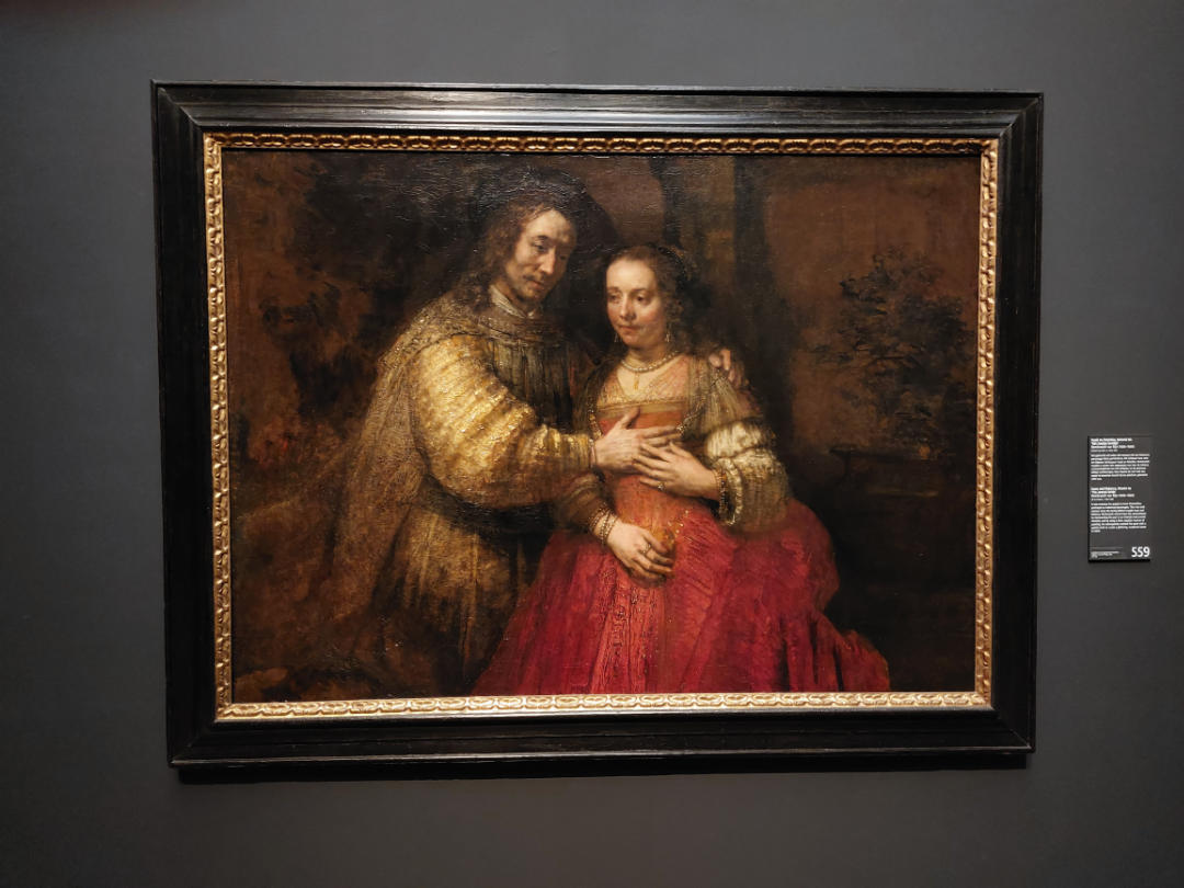 The Jewish Bride by Rembrandt