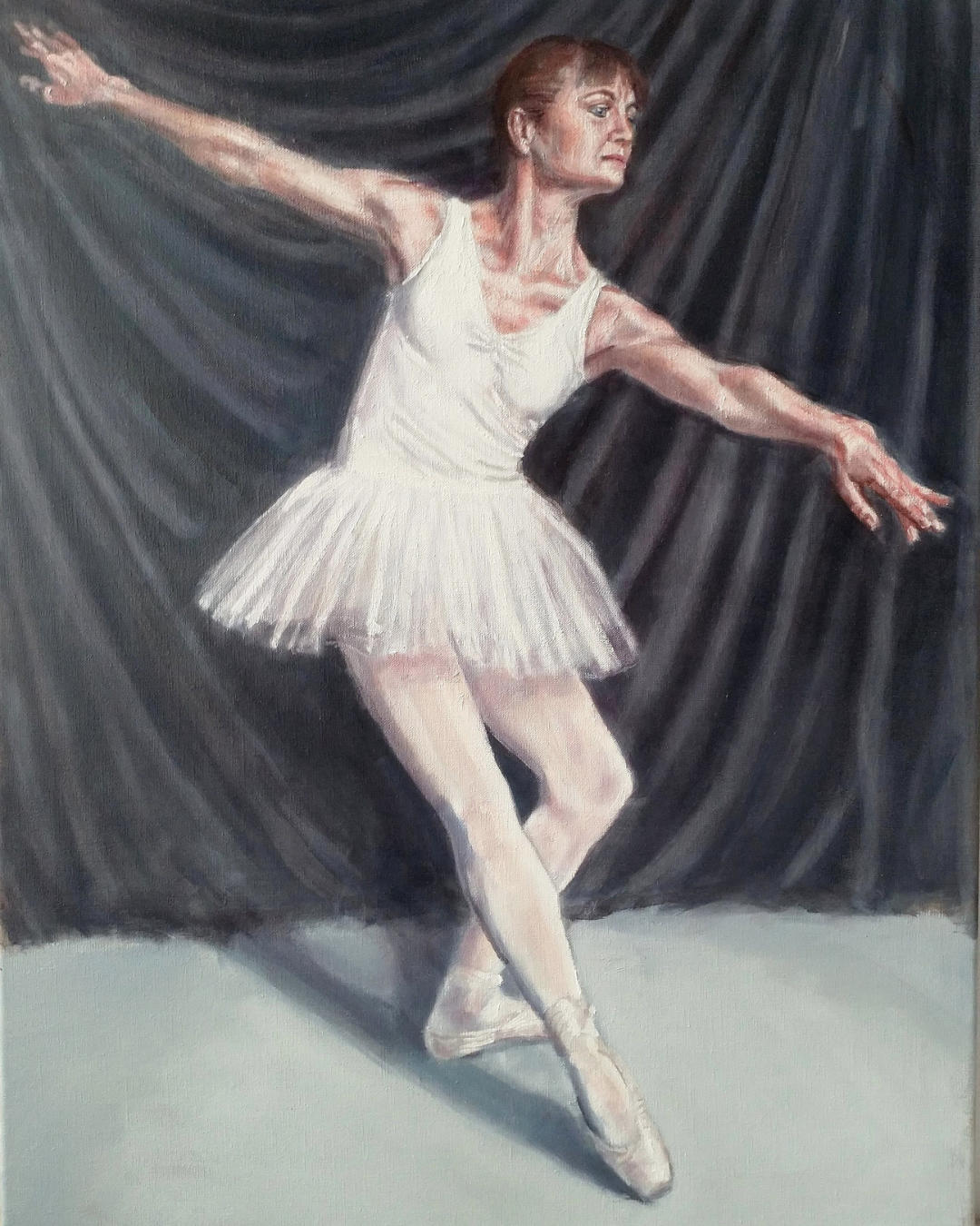 portrait commission of a ballet dancer