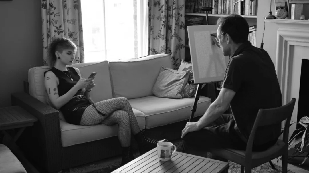 artist and model