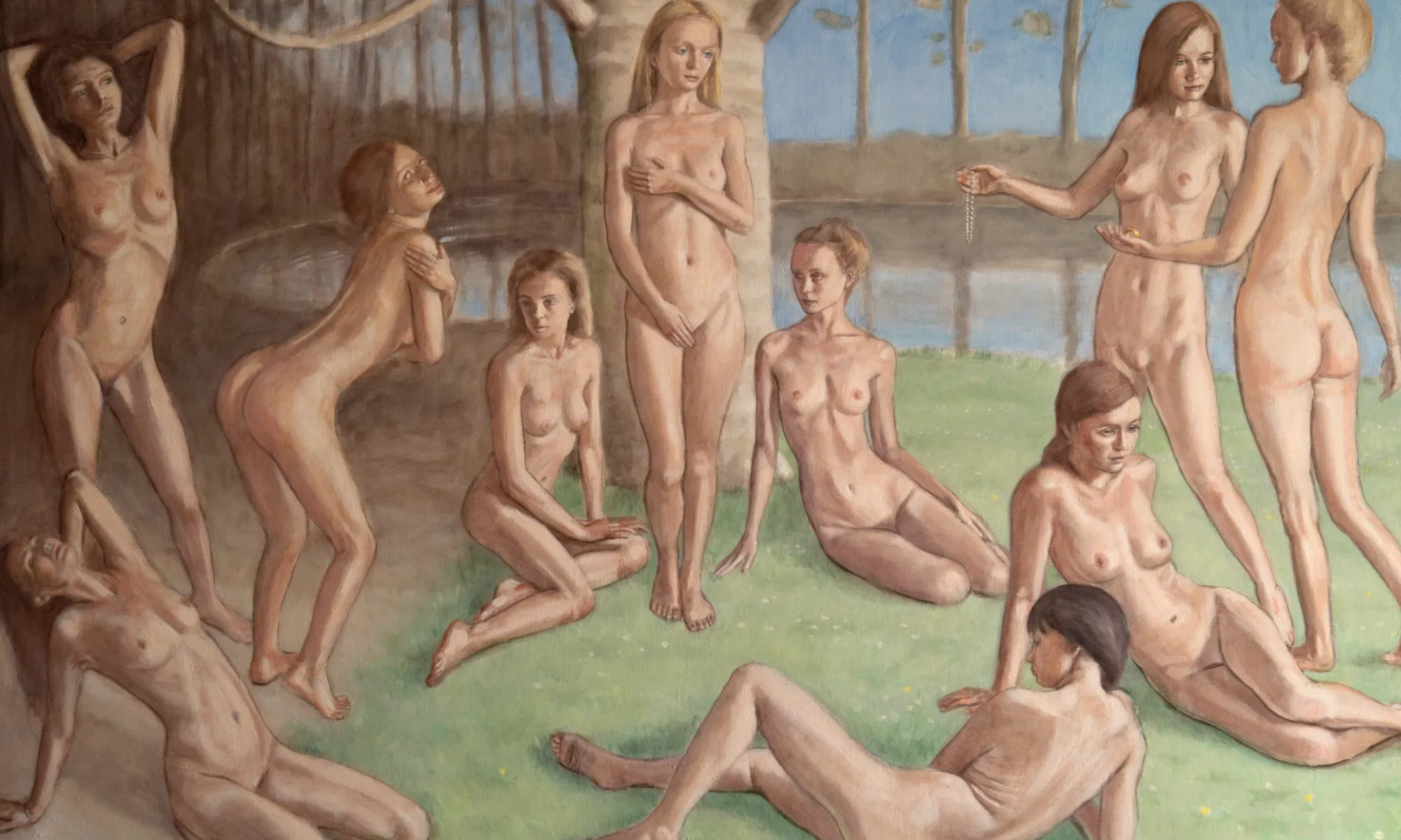 nude art - feast of venus, a painting that explores the distinction between nudity and exuality